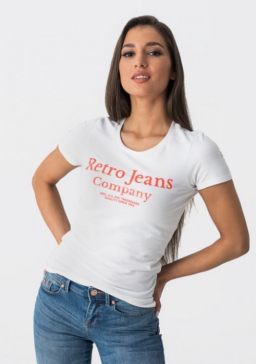 Retro-Jeans felső